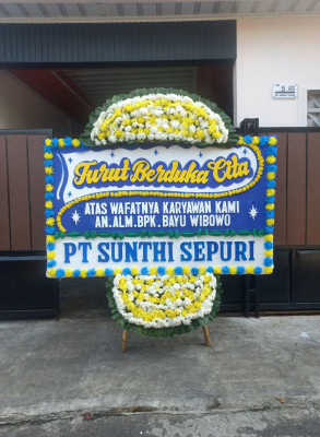 Papan Bunga Duka di Labetawi